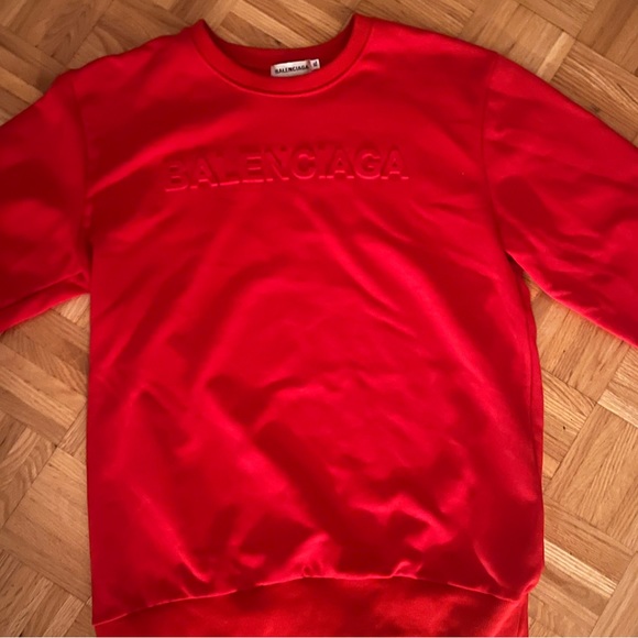 Balenciaga Sweatshirt - raspberry red - Picture 2 of 4